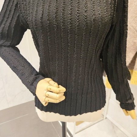 하이넥 볼륨 티셔츠