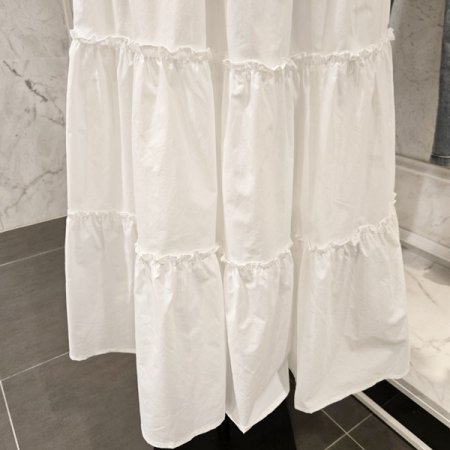 캉캉 프릴 롱 스커트