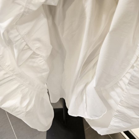 캉캉 프릴 롱 스커트