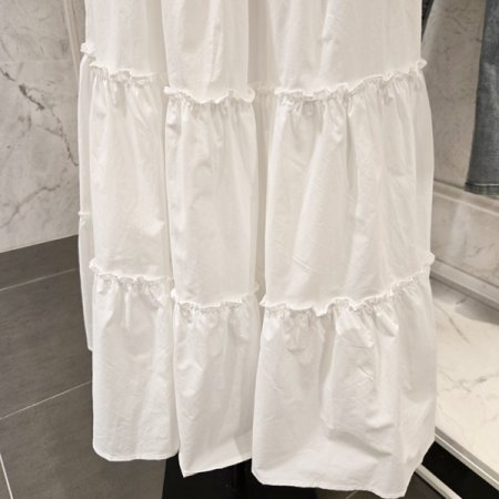 캉캉 프릴 롱 스커트