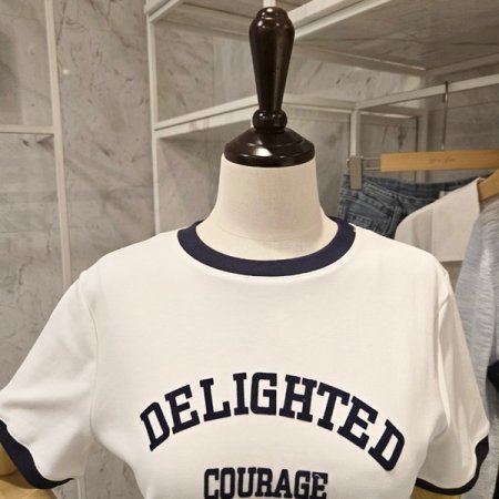 레터링 반팔 티셔츠