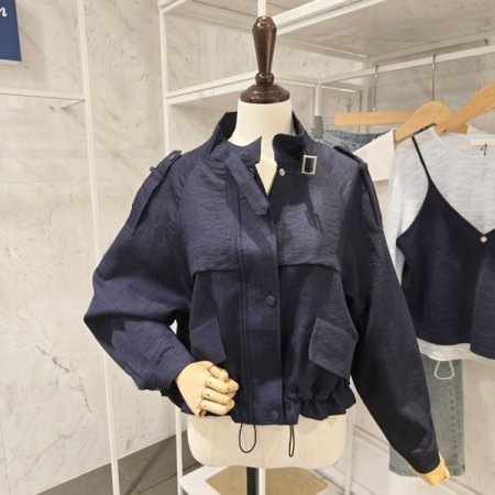 포켓 루즈핏 야상점퍼