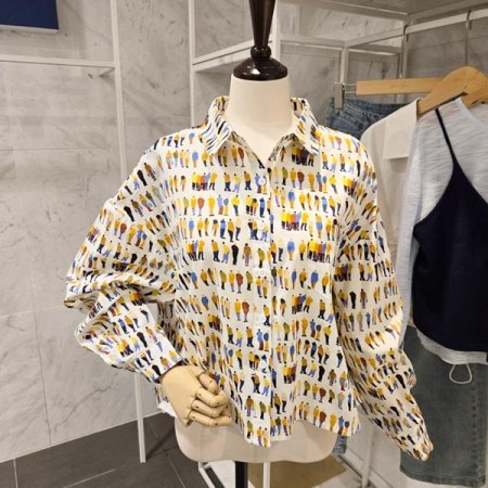 캐릭터 카라 셔츠