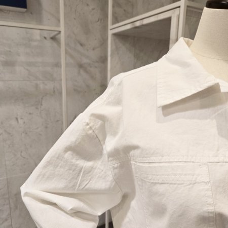 자수 양포켓 카라 자켓