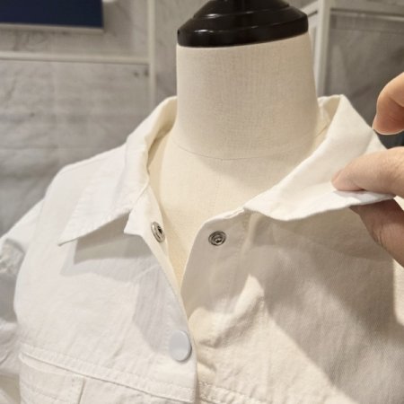 자수 양포켓 카라 자켓