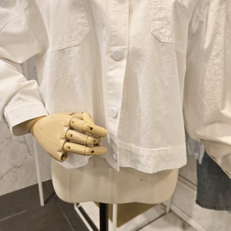 자수 양포켓 카라 자켓