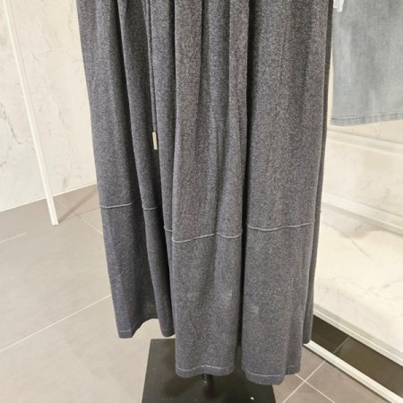 풀 밴딩 주름 스커트