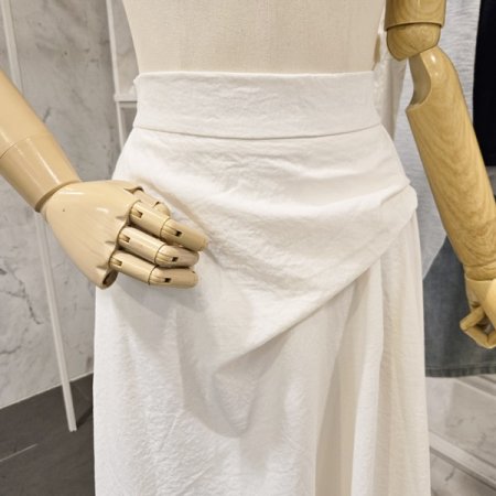 셔링 롱 스커트