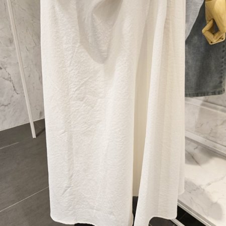 셔링 롱 스커트