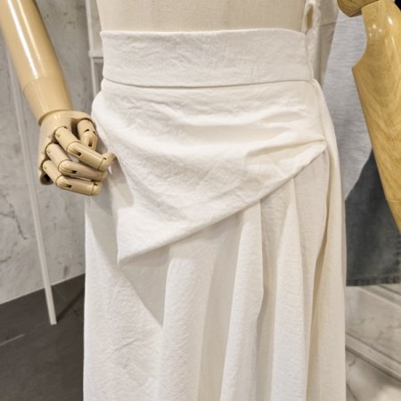 셔링 롱 스커트