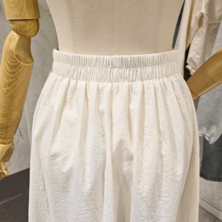 셔링 롱 스커트