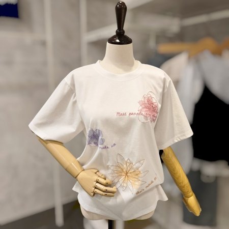 썸 플라워 티셔츠