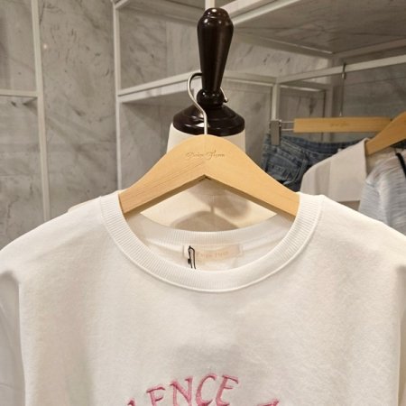 플라워 라운드 맨투맨티셔츠