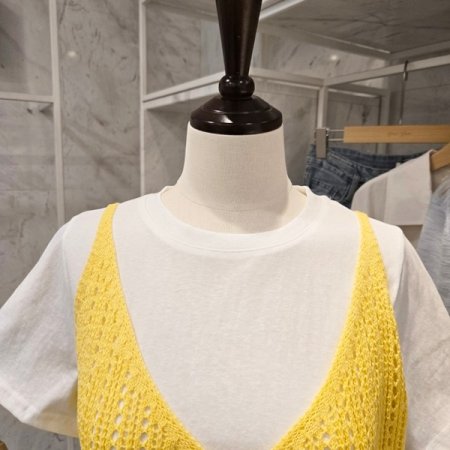 컬러 뷔스티에 티셔츠 세트