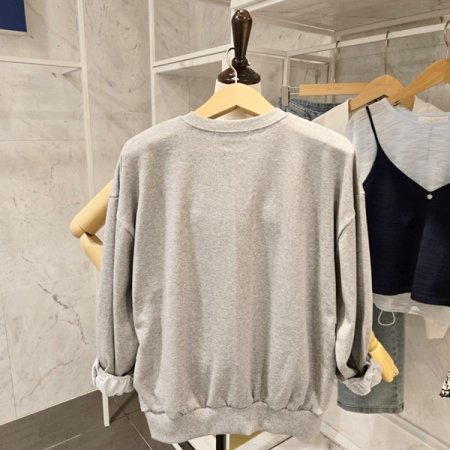 부케 프린트 맨투맨티셔츠