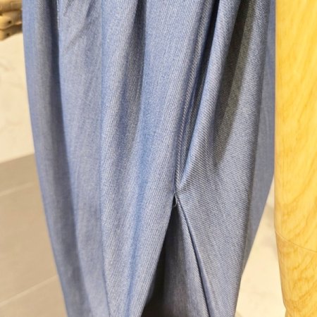 스티치 양포켓 벨트 원피스