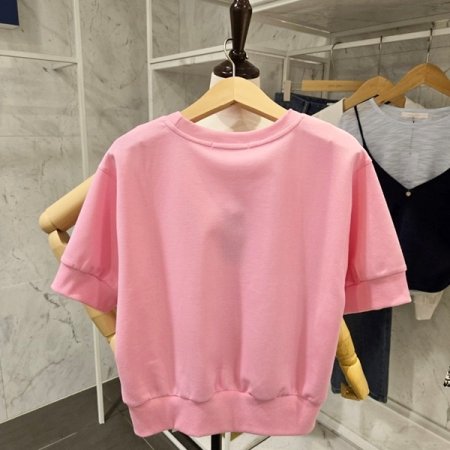 트임 스마일 맨투맨티셔츠