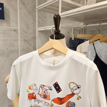 프린트 반팔 티셔츠