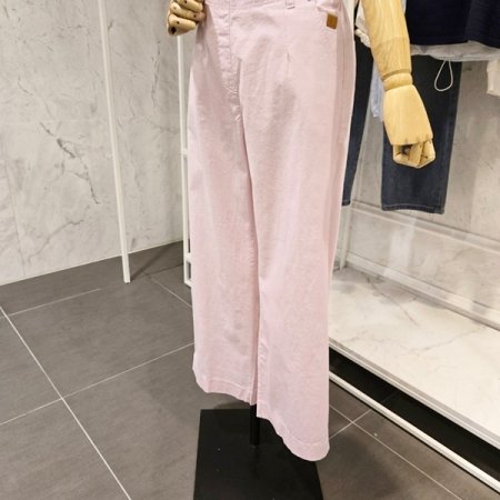 유닉 컬러 와이드 팬츠