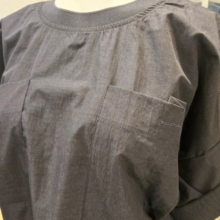 포켓 스트링 상의 스커트 세트