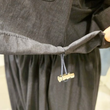 포켓 스트링 상의 스커트 세트