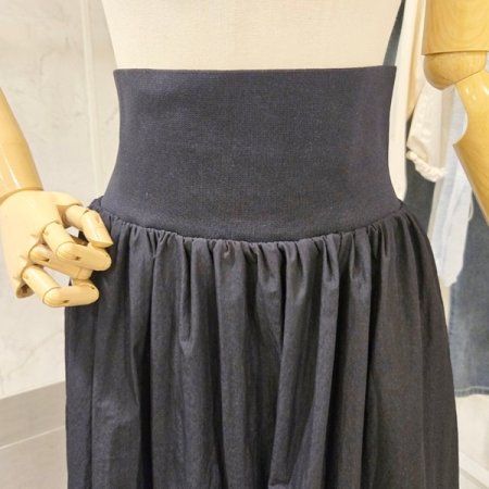 포켓 스트링 상의 스커트 세트