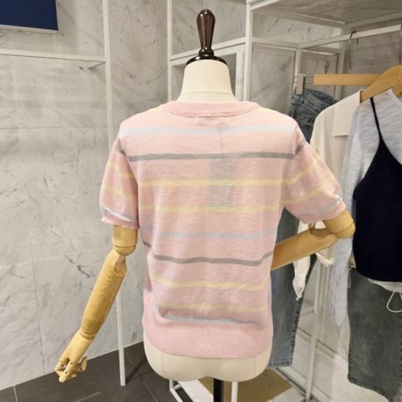 강아지 줄무늬 니트