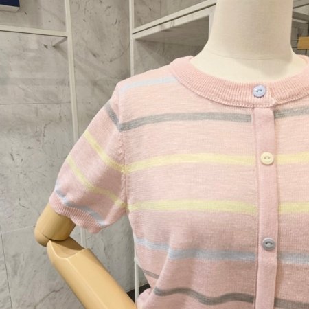 강아지 줄무늬 니트