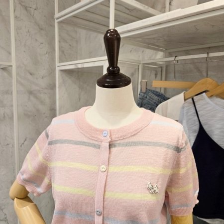 강아지 줄무늬 니트