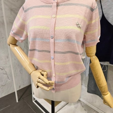 강아지 줄무늬 니트