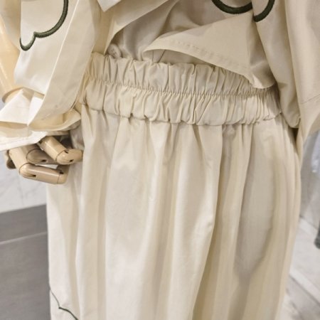 플라워 셔츠 스커트 세트