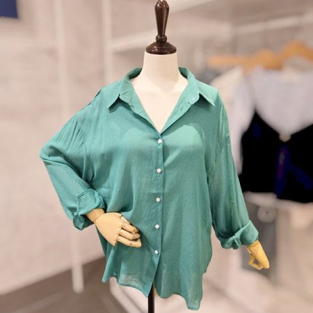 루즈핏 하프 셔츠