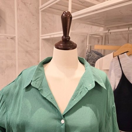 루즈핏 하프 셔츠