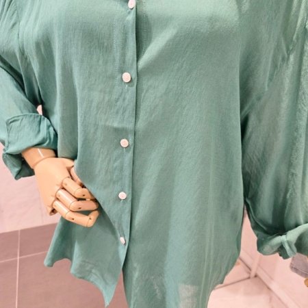 루즈핏 하프 셔츠