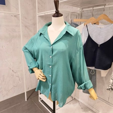 루즈핏 하프 셔츠