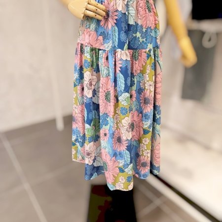 컬러풀 플라워 스커트