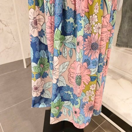 컬러풀 플라워 스커트