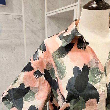 스케치 나염 셔츠