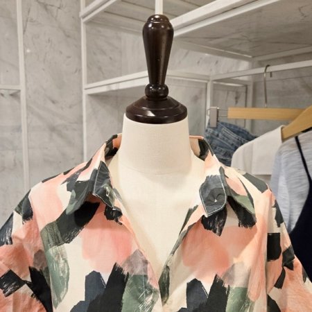 스케치 나염 셔츠