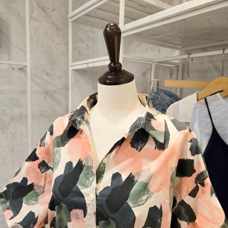 스케치 나염 셔츠