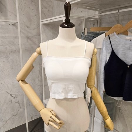 그물망 니트 끈 탑 세트