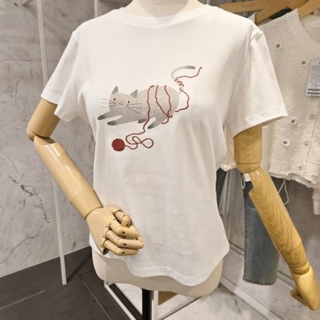 고양이 반팔 티셔츠