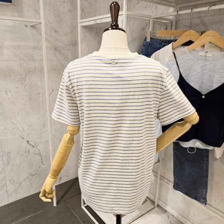 줄무늬 반팔 티셔츠