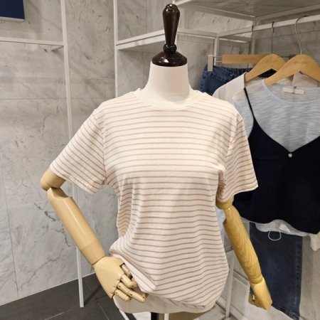 줄무늬 반팔 티셔츠