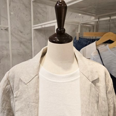 린넨 투버튼 자켓