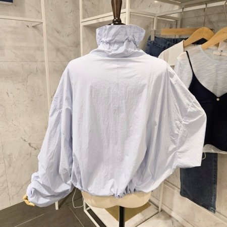 하이넥 가오리 집업점퍼