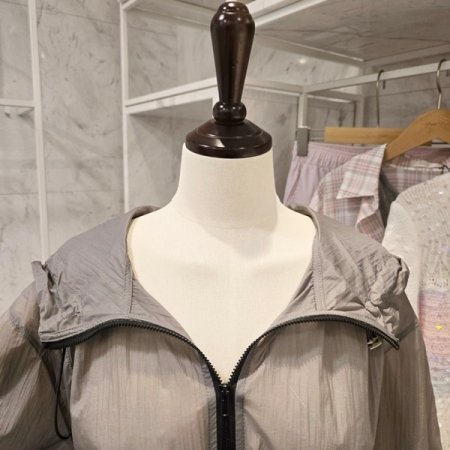 홑겹 루즈핏 집업점퍼