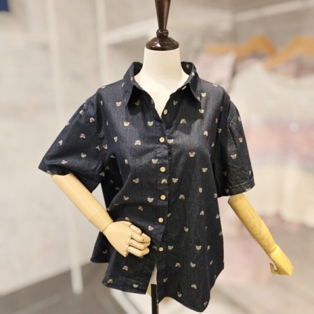 곰돌이 카라 셔츠