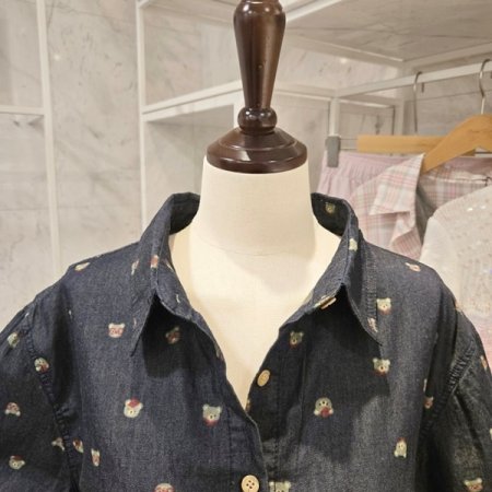 곰돌이 카라 셔츠