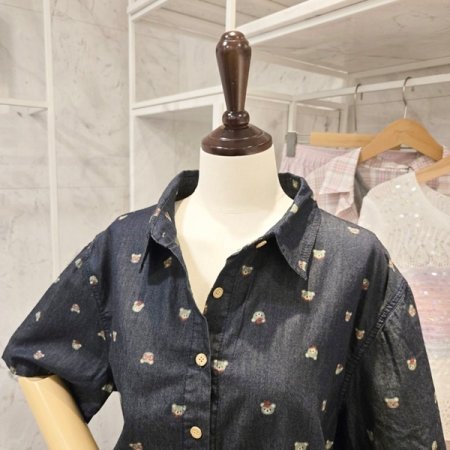 곰돌이 카라 셔츠